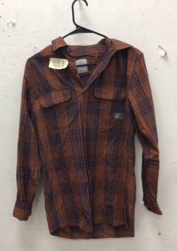 Ascend Mens Long Sleeve Button Down, Small, E-Comm Return - Lot 151