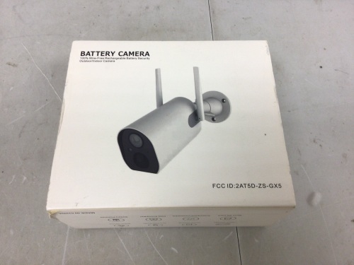 Battery Powered Security Camera, Appears New - Lot 172