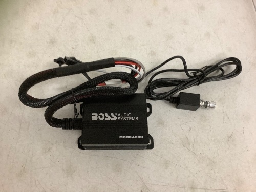 Boss Audio Systems 600 Watt Max Amplifier for Motorcycle/ATV Sound System, Appears New - Lot 207