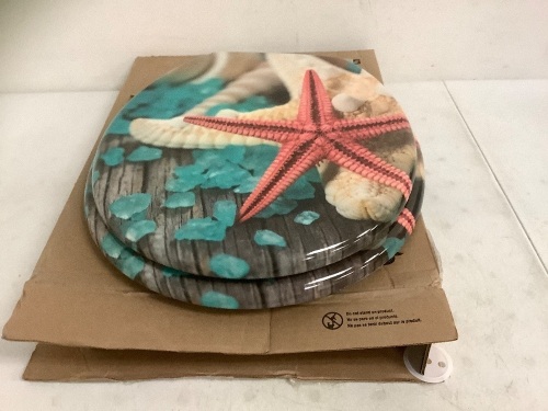Decorative Toilet Seat, E-Commerce Return - Lot 242