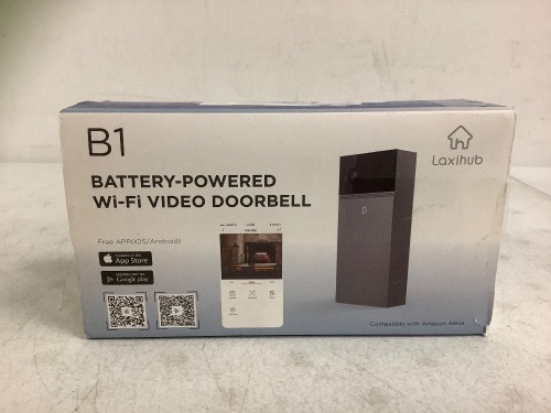 Laxihub Wifi Video Doorbell, E-Commerce Return - Lot 243