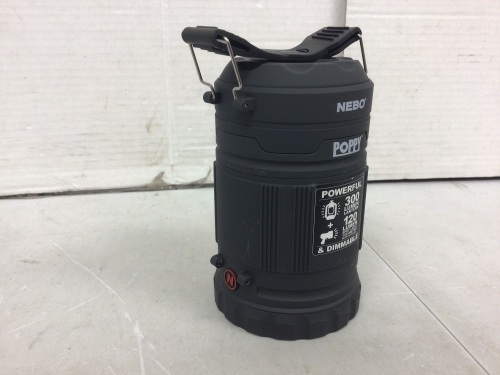 Dimmable Lantern, Powers Up, E-Commerce Return - Lot 250