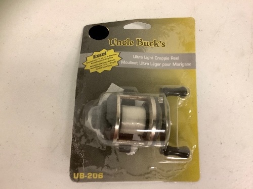 Uncle Buck's Ultra Light Crappie Reel, Appears New, Sold As-Is - Lot 314