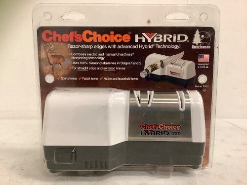 Chef's Choice Knife Sharpener, Powers Up, Appears New - Lot 319