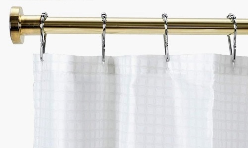 Gold Shower Curtain Rod, Appears New - Lot 341