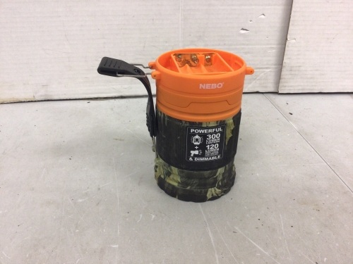 Nebo Lantern/Spotlight, Missing Batt Cover, Powers Up, E-Commerce Return - Lot 364