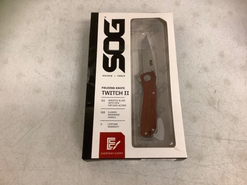 SOG Folding Knife, Appears New - Lot 369
