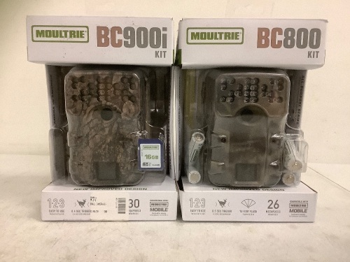 Lot of (2) Moultrie Trail Cameras, Untested, E-Commerce Return - Lot 373