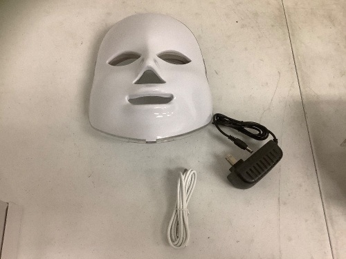 Colorful LED Mask, Powers Up, Appears New - Lot 414