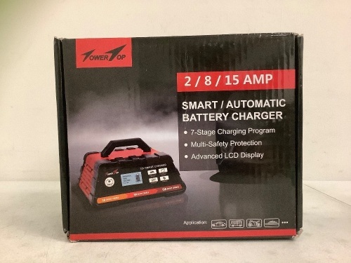 Smart/Automatic Battery Charger, Powers Up, E-Commerce Return - Lot 435