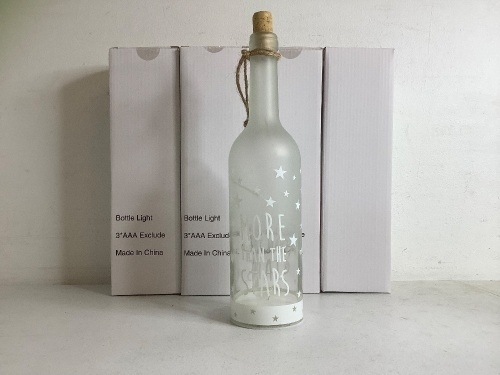 Lot of (4) Lighted Bottles, Untested, Appears New - Lot 462A