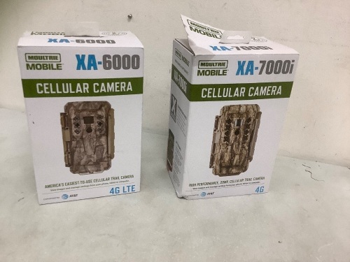 Lot of (2) Moultrie Trail Cameras, Untested, E-Commerce Return - Lot 504