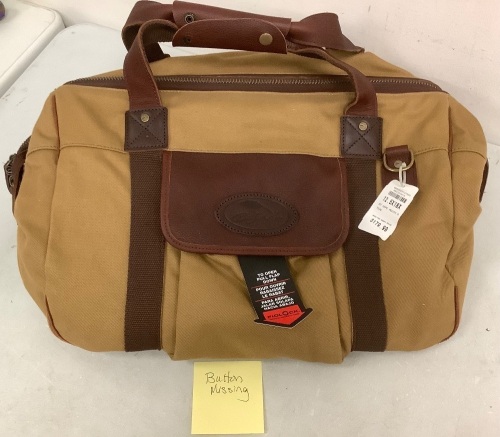 Bob Timberlake Travel Bag, Appears new w/ Missing Button - Lot 513
