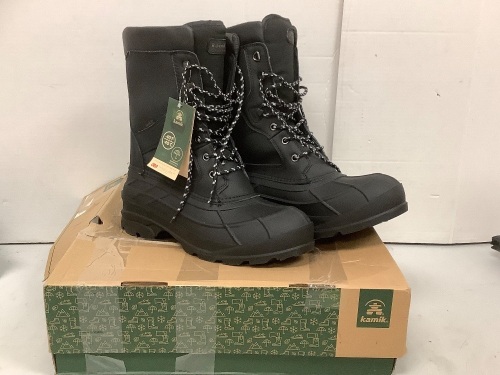 Kamik Mens Snow Boots, 12, Appears new - Lot 522