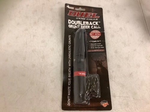 Duel Doubleback Grunt Deer Call, Appears New - Lot 545
