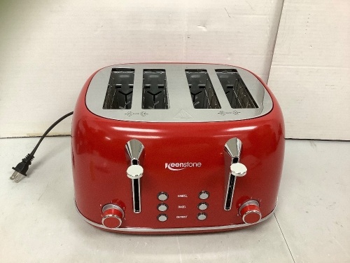 4 Slice Toaster, Powers Up, Appears New - Lot 548A