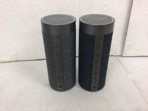 Lot of (2) Wireless Speakers w/ Alexa, Powers Up, E-Commerce Return - Lot 572