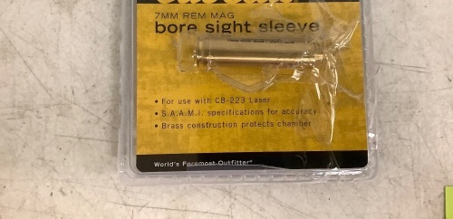 7mm Rem Mag Bore Sight Sleeve, E-Commerce Return - Lot 587