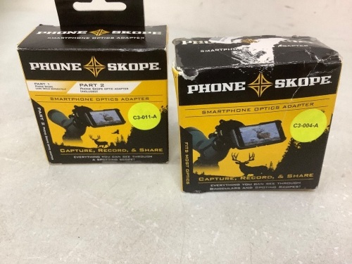 Lot of (2) Phone Skope Adapters, E-Commerce Return - Lot 588A