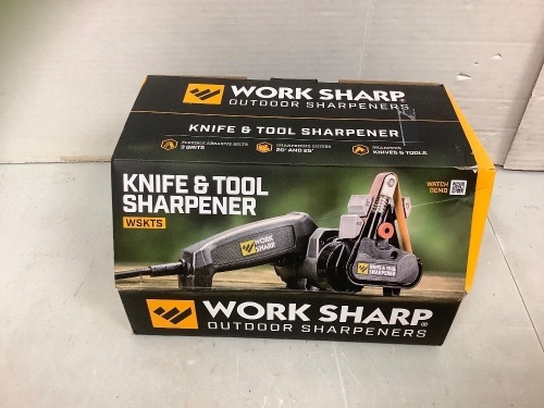 Work Sharp Knife & Tool Sharpener, Powers Up, E-Commerce Return - Lot 590A