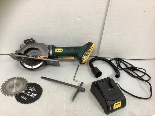 Popoman Mini Circular Saw, Powers Up, E-Commerce Return - Lot 626A