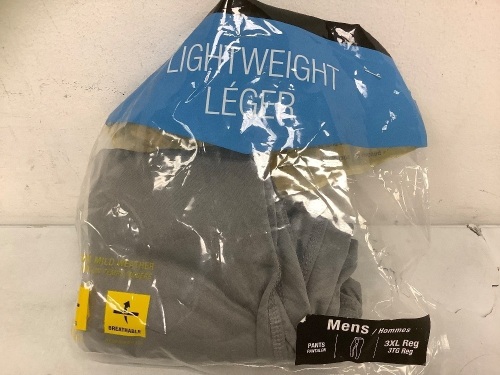 Lightweight Mens Baselayer Pants, 3XL, E-Commerce Return - Lot 630A
