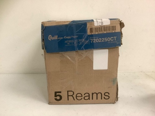 Quill Copy Paper, 8.5x11, Appears New - Lot 643