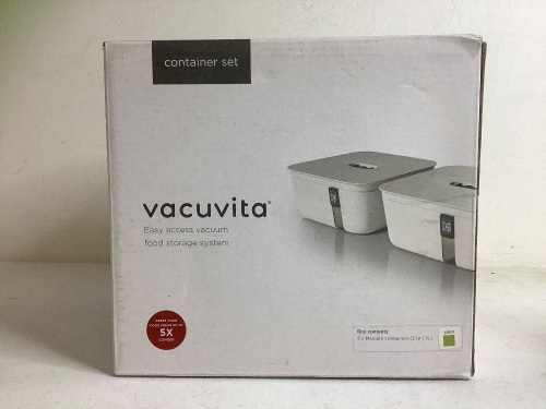 Vacuum Food Storage System, Appears New - Lot 673