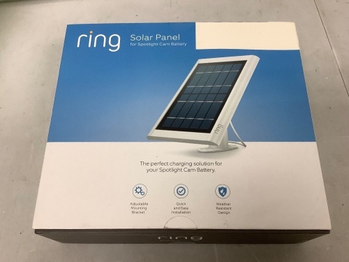 Ring Solar Panel, Untested, E-Commerce Return - Lot 754