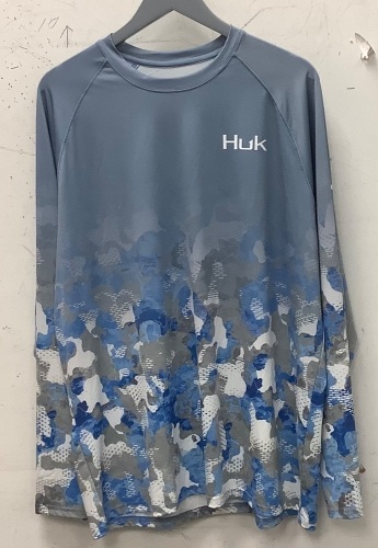 Huk Mens Long Sleeve Shirt, XL, E-Commerce Return - Lot 755
