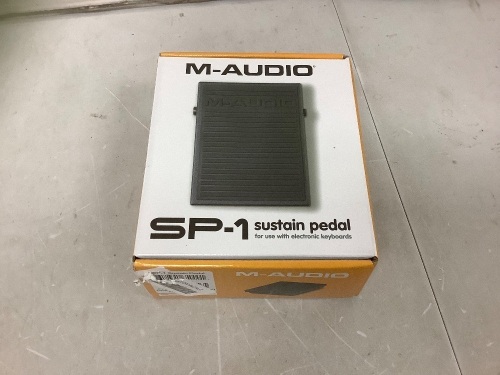 M-Audio SP-1 Sustain Pedal, Untested, Appears new - Lot 802