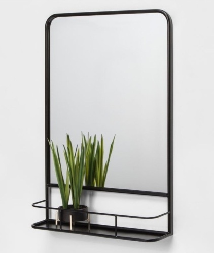 Threshold Mirror w/ Shelf, 20x30, Appears New, Retail 80.00 - Lot 854