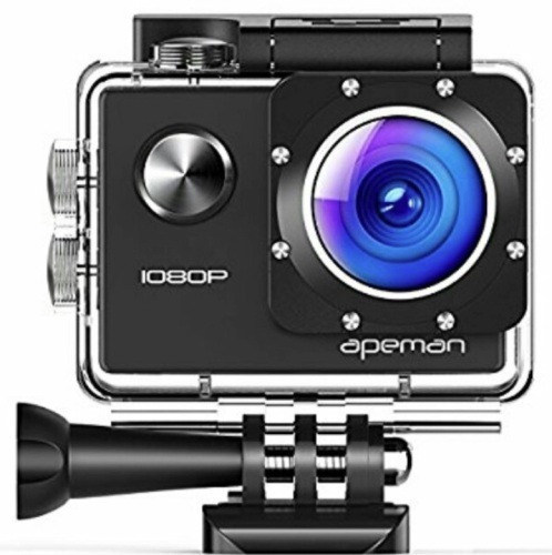 APEMAN A66 Action Cam 1080P, Powers Up, Appears New - Lot 953