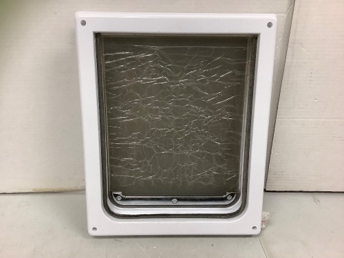 Pet Prime 2 Way Dog Flap, Appears new - Lot 958