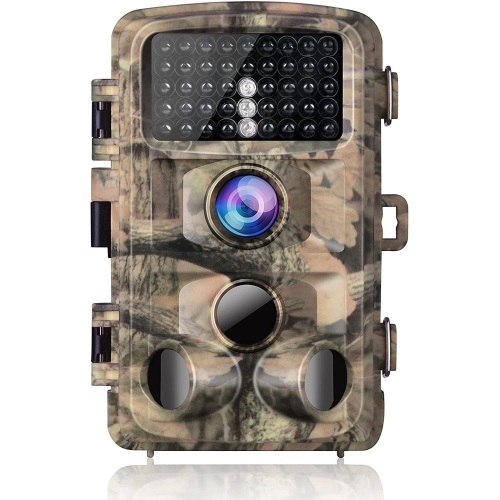 Campark Trail Camera-Waterproof 16MP 1080P 3 Infrared Sensors for Wildlife Monitoring with 120°Detecting Range Motion Activated Night Vision 2.4” LCD 42pcs - Appears New, Powers On Not Tested Further  - Lot 114
