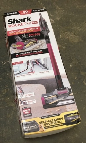 Shark Rocket Pet Pro Cordless Stick Vac - Appears New  - Lot 127