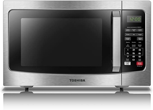 Toshiba Microwave Oven with Smart Sensor, 1.2 Cu. ft, Stainless Steel - Appears New, Tested - Lot 132