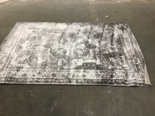 Sofia Collection 6' x 9' Area Rug, Gray - Appears New  - Lot 136