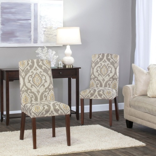 Set of (2) HomePop Curved Top Parson Dining Chairs. Appears New - Lot 144