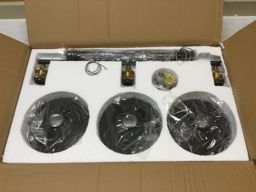 3-Light Island Light Fixture. NEW - Lot 147