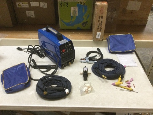 3 In 1 Plasma Cutter Tig / Mma Stick/arc Torch Welder Ct312 Blue Welding Machine. Untested E-Commerce Return - Lot 203