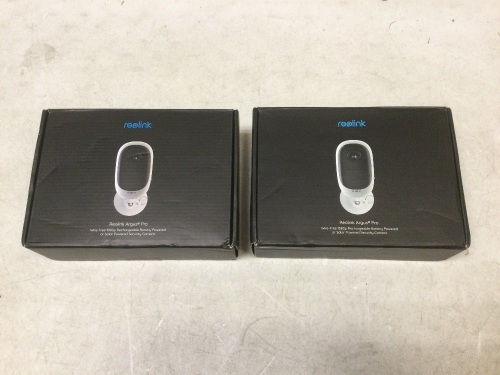 Lot of (2) Reolink Argus Pro Wireless Security Cameras. Appear New - Lot 207