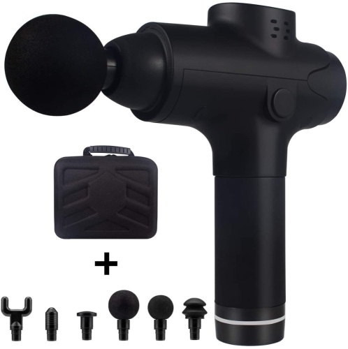 Qise Massage Gun Hand Held Deep Tissue Percussion Massager. NEW - Lot 214