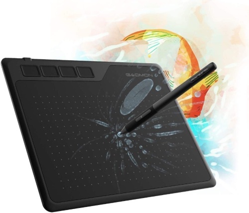 GAOMON S620 6.5" x 4" Graphics Tablet with 8192 Passive Pen 4 Express Keys for Digital Drawing - Appears New   - Lot 265