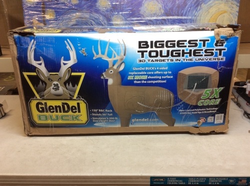 GlenDel Buck 3-D Archery Target - Appears New with Damage   - Lot 274