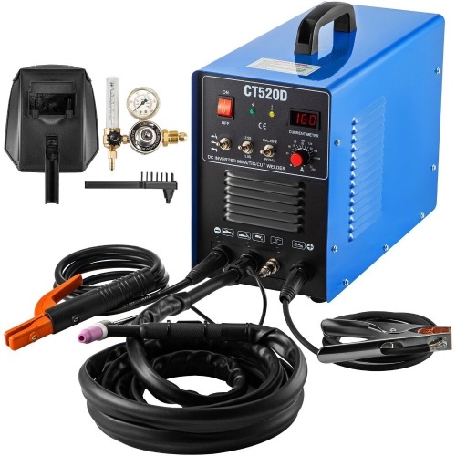 CT520D Plasma Cutter TIG ARC/Stick 3-in-1 Welder 50A/200A 110/220V Dual Voltage. Appears New. Untested - Lot 287