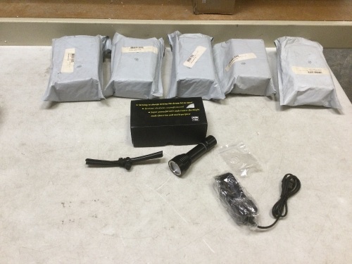 Lot of (6) New Vastfire LED Rechargeable Diving Lights - Lot 293