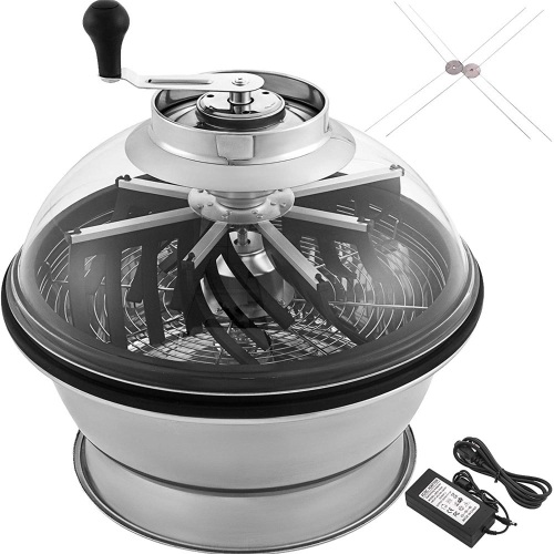 VEVOR 19 Inch 2 in 1 Hydroponics Stainless Bowl Electric Hand Spin Reaper Twisted Trimmer. Appears New - Lot 297