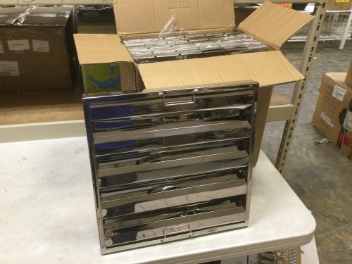 6-Pack of Commercial Hood Grease Exhaust Filter Baffle 20" X 20". Some are Bent. Unused Condition - Lot 310