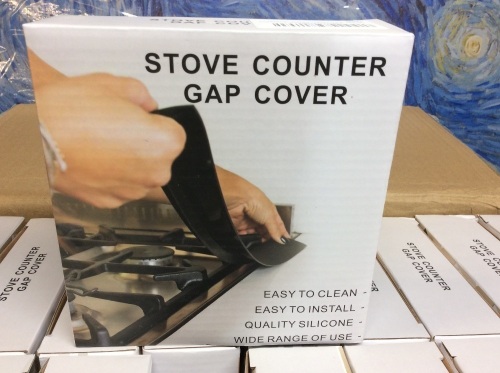 Case of (60) 25" Silicone Stove Counter Gap Covers, Set of 2 - Appears New - Lot 312